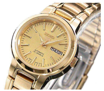 Show details for Seiko 5 Women's Gold Tone Self Winding Automatic Watch, SYME46K1 Seiko 5 Women's Gold Tone Self Winding Automatic Watch