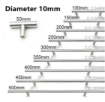 STAINLESS STEEL 201 Silver Cabinet Drawer Pull Handle