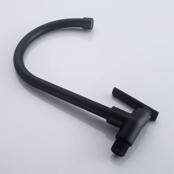 Show details for AXIS 2B WALL TAP GOOSENECK, MATTE BLACK-DANUBE AXS01FW202B Picture of AXIS 2B WALL TAP GOOSENECK, MATTE BLACK-DANUBE AXS01FW202B