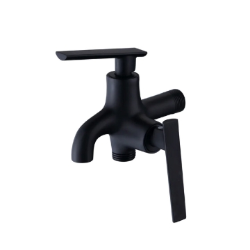 Show details for AXIS 2 WAY WALL TAP, MATTE BLACK-DANUBE AXS01FD201B Picture of AXIS 2 WAY WALL TAP, MATTE BLACK-DANUBE AXS01FD201B