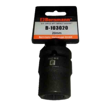 Show details for BERNMANN 3/4" Drive 6PT Impact Socket - B-103017 Picture of BERNMANN 3/4" Drive 6PT Impact Socket - B-103017