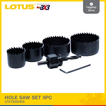 Show details for LOTUS Hole Saw Set LTXT500HSS Picture of LOTUS Hole Saw Set LTXT500HSS