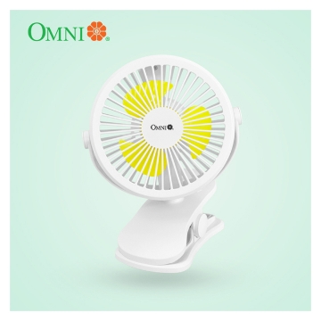 Picture of Mini Rechargeable Desk Fan with Night Light (White/Pink) , RDF-100