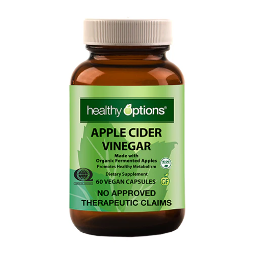 Picture of Healthy Options Apple Cider Vinegar 500mg 60 Capsules