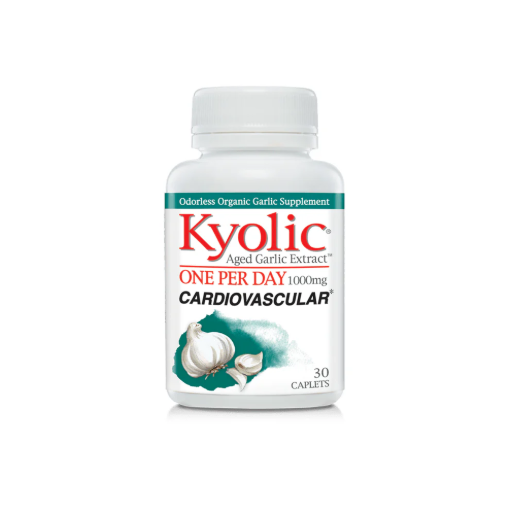 Picture of Kyolic Aged Garlic Extract One Per Day 1000mg Cardiovascular 30 Caplets
