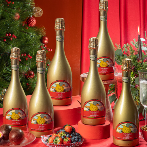 Picture of Healthy Options Yuzu Sparkling Grape Juice 750ml (Box of 6s)