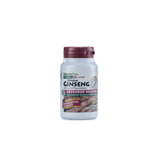 Picture of Nature's Plus Korean Ginseng 1,000mg Extended Release 30 Tablets