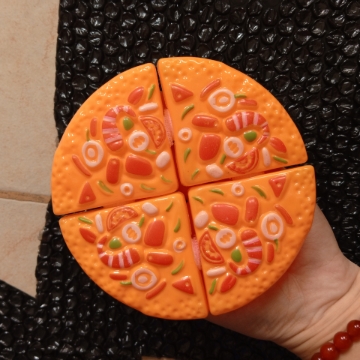 Picture of Cut pizza toy cut toy food toy