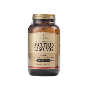Picture of Solgar Lecithin 1,360mg 100 Softgels