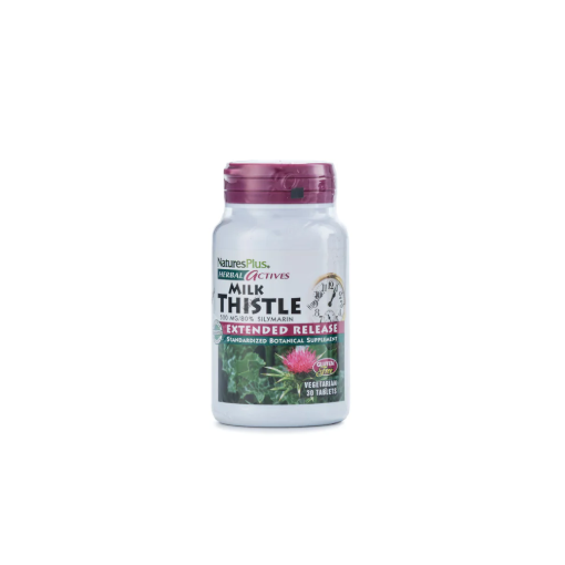 Picture of Nature's Plus Milk Thistle 500mg Extended Release 30 Tablets