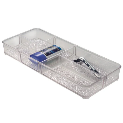 Picture of INTERDESIGN VANITY TRAY 2 RAIN 7X16X2 CLEAR