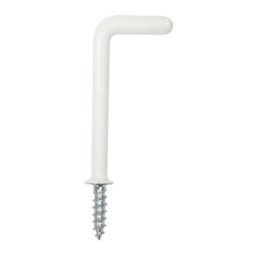 Picture of MILLER SQUARE HOOK PVC COATED 1-1/2INCHES 20-PC WHITE